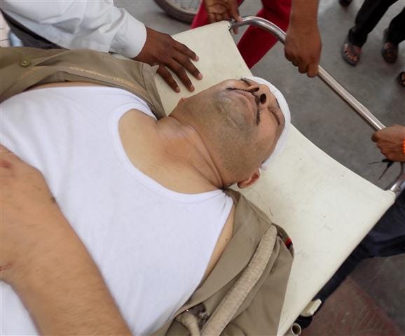 SP's PRO injured in Accident