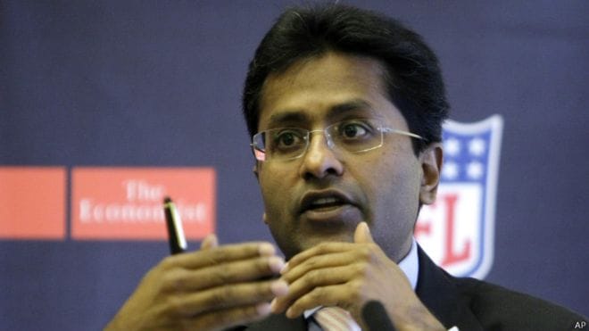 Lalit Modi notice of the Swiss government