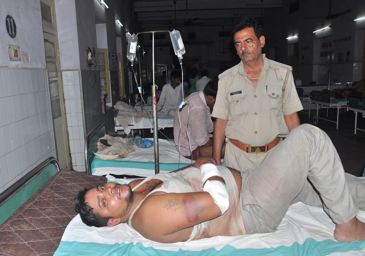 truck loaded with pam masala had been looted