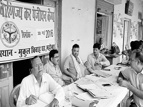 The camp registration of traders