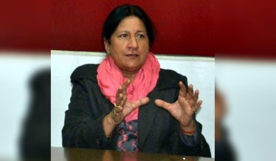 newly appointed Mahila Congress president Poonam Sharma now in form