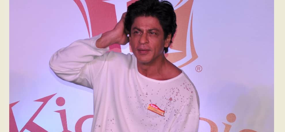 shahrukh attends kidzania event in noida