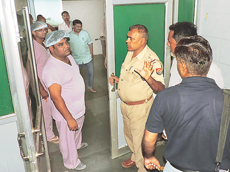 Doctors on duty in the facility abusive