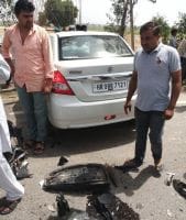 road accedent, father- son death