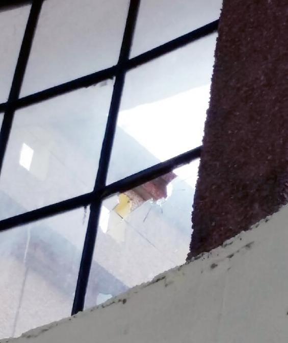 Former head of the bullet from the revolver had dropped the bag