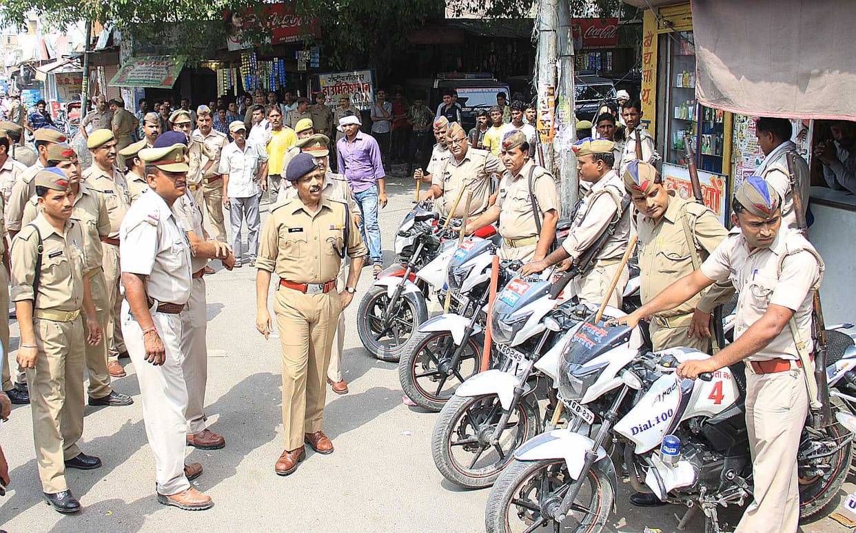 Police went on the road, 'school'