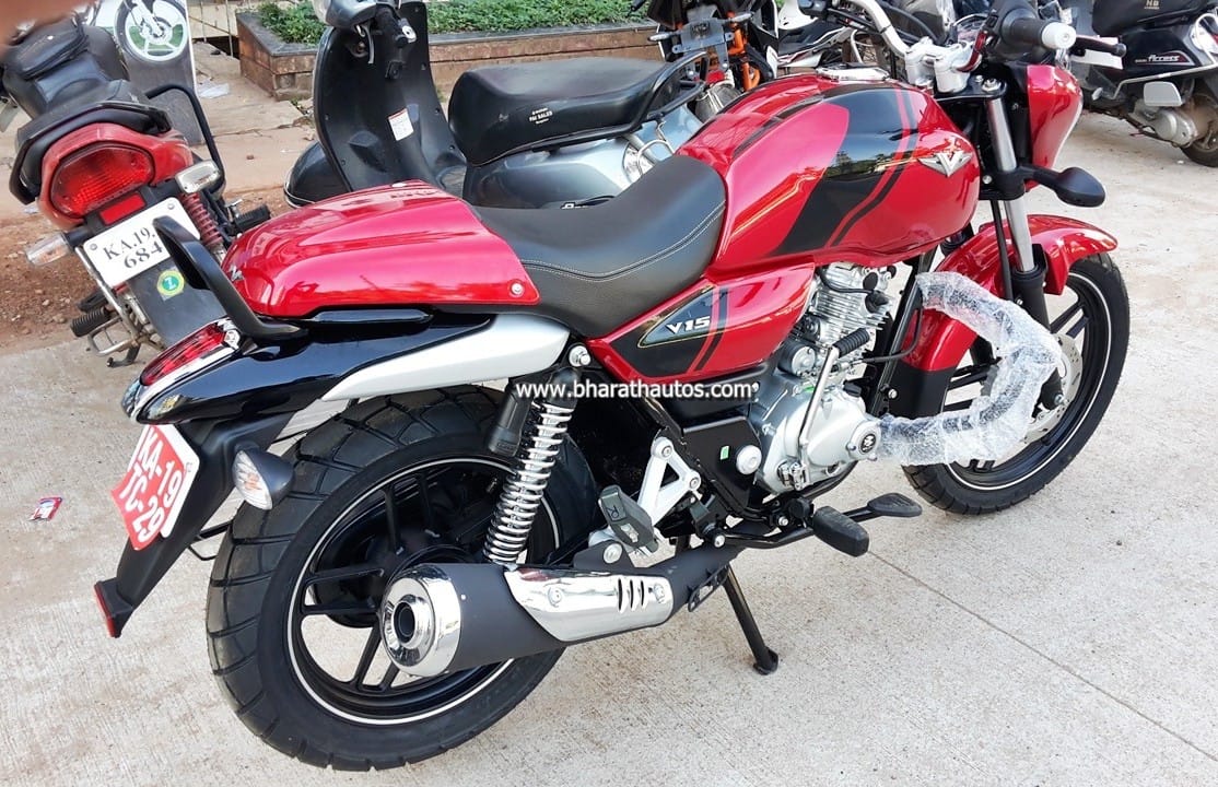 Bajaj V15 In New Cocktail Wine Red Colour Option