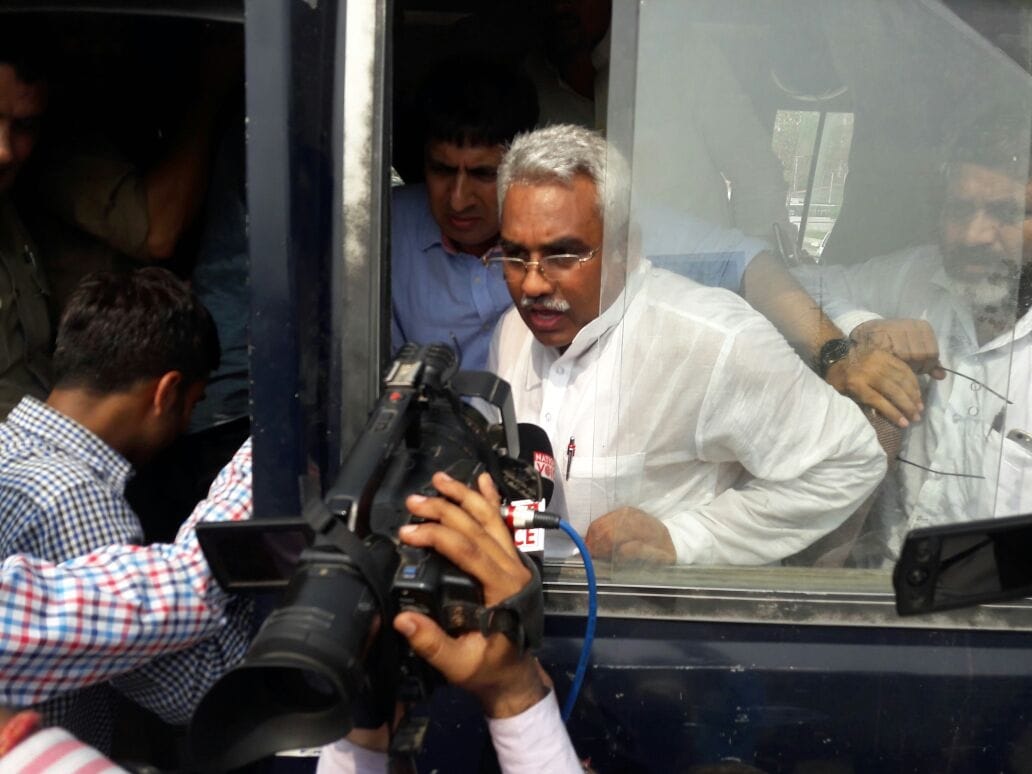 bjp leader arrested in landhaura case