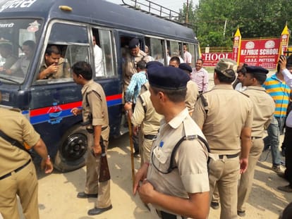 bjp leader arrested in landhaura case