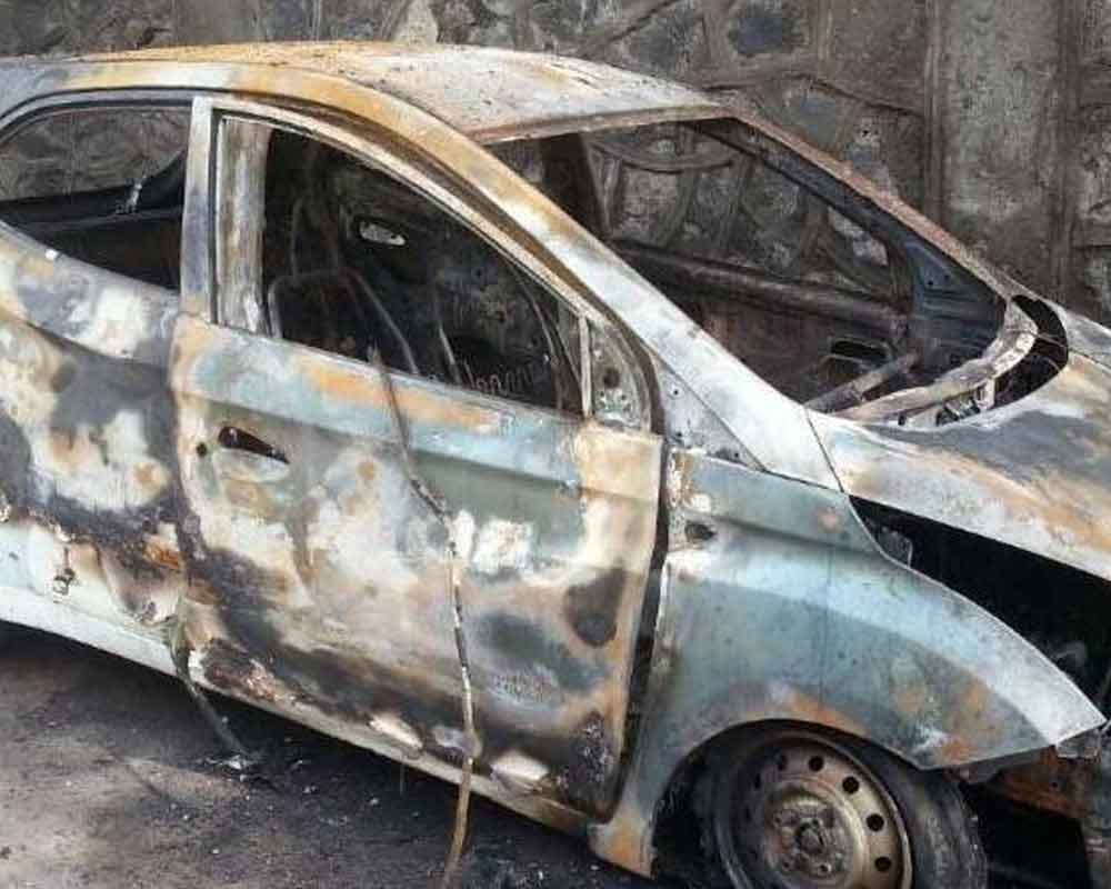 man burnt car to claim on amount of insurance