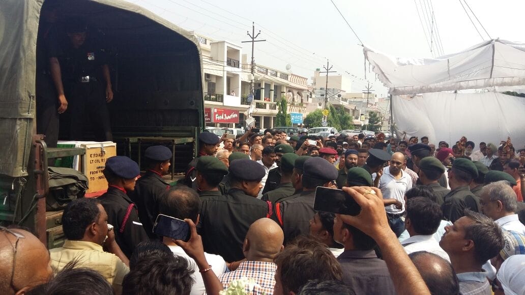 cremation of martyr lieutenant colonel ranjit singh panwar