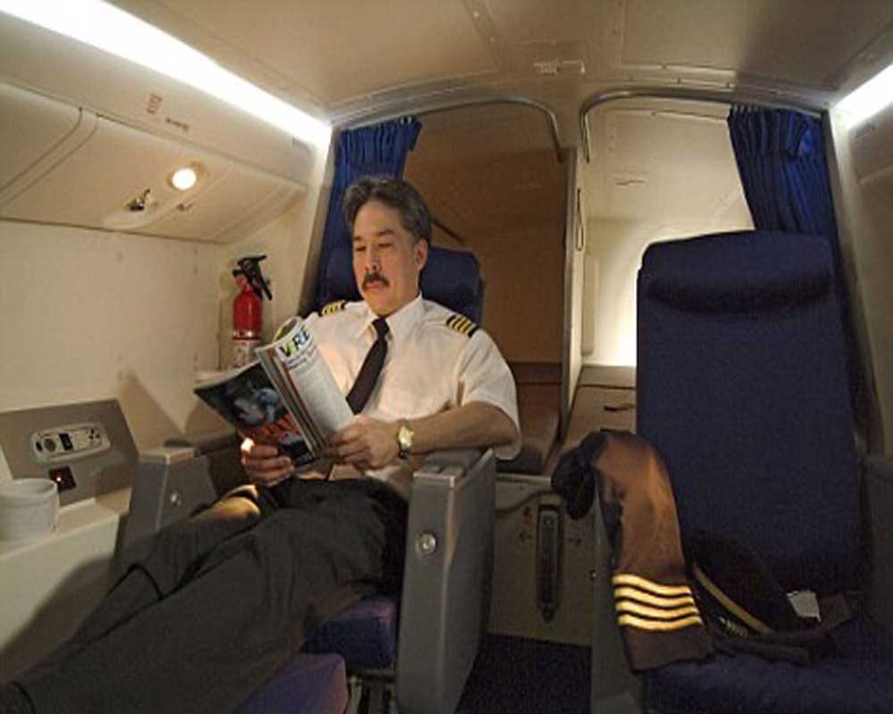  crew members get relax during long journeys in tiny areas