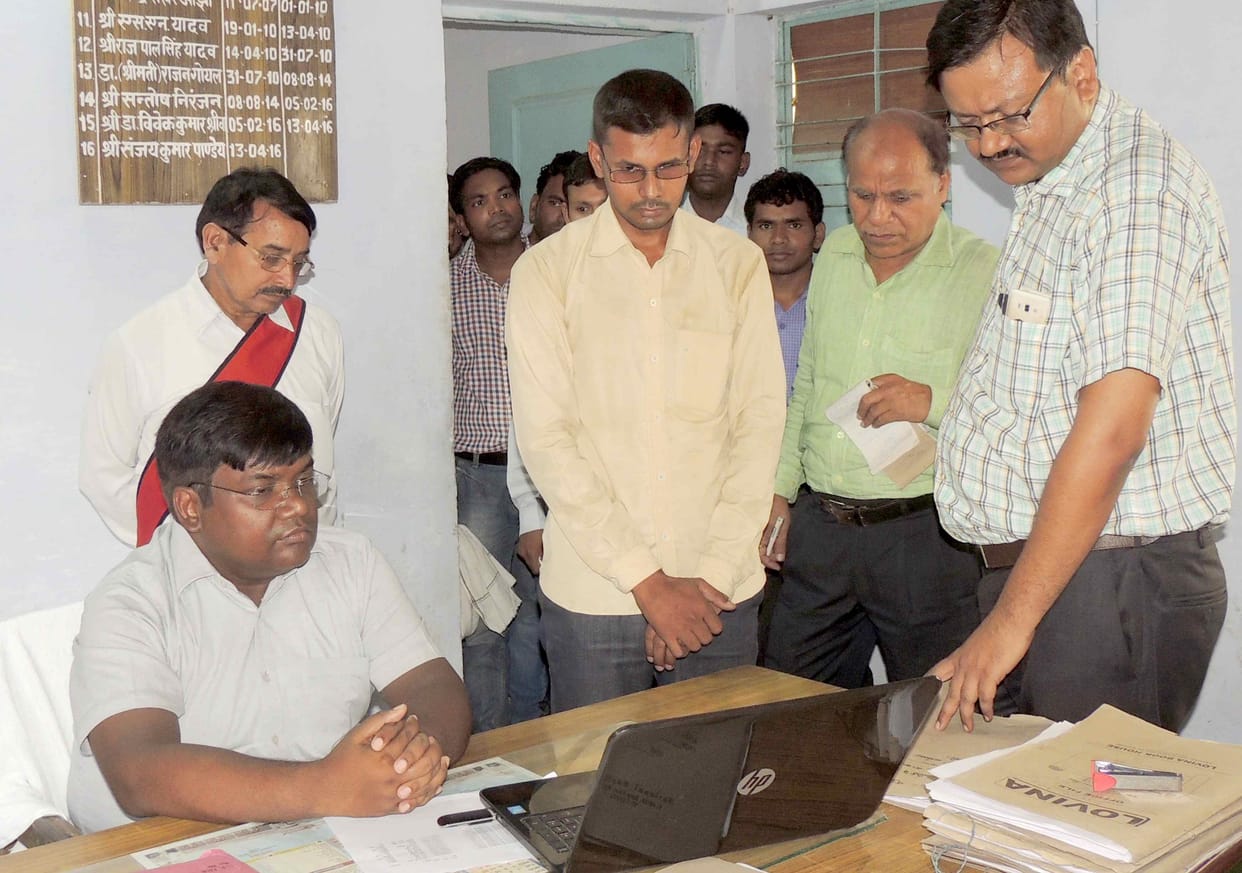 Computer operator at five absent warning