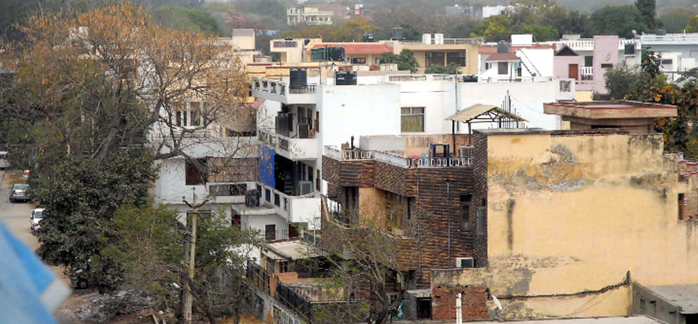arms factory in gurgaon is surrounded by illegal residents 