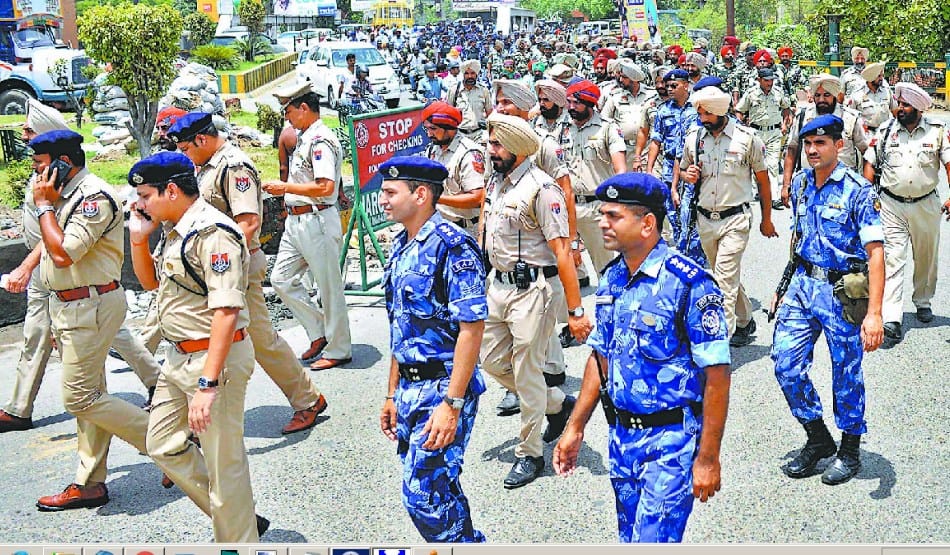 Operation Blue Star: flag march of paramilitary forces in Amritsar