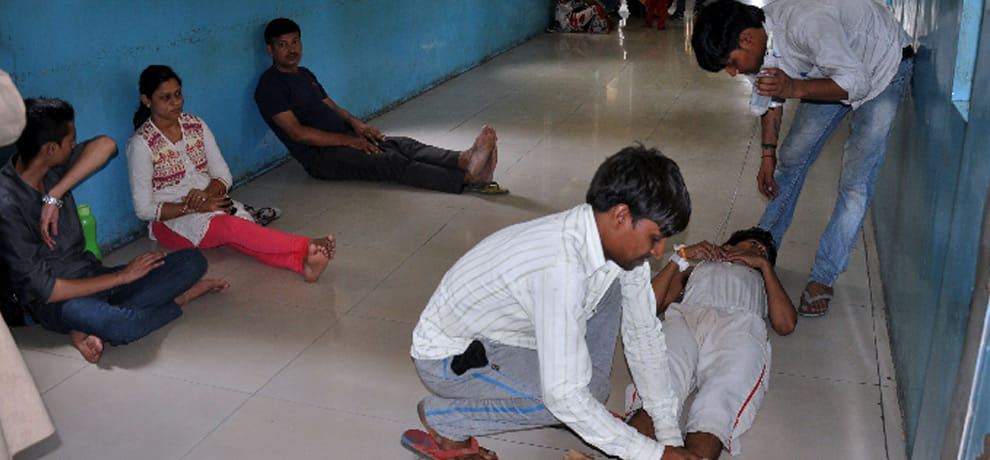 poor condition of hospitals creating problems of patients in gurgaon 