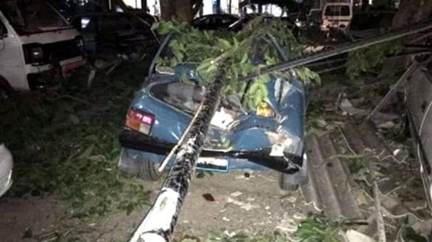  Pakistan devastated by storm , killing 14