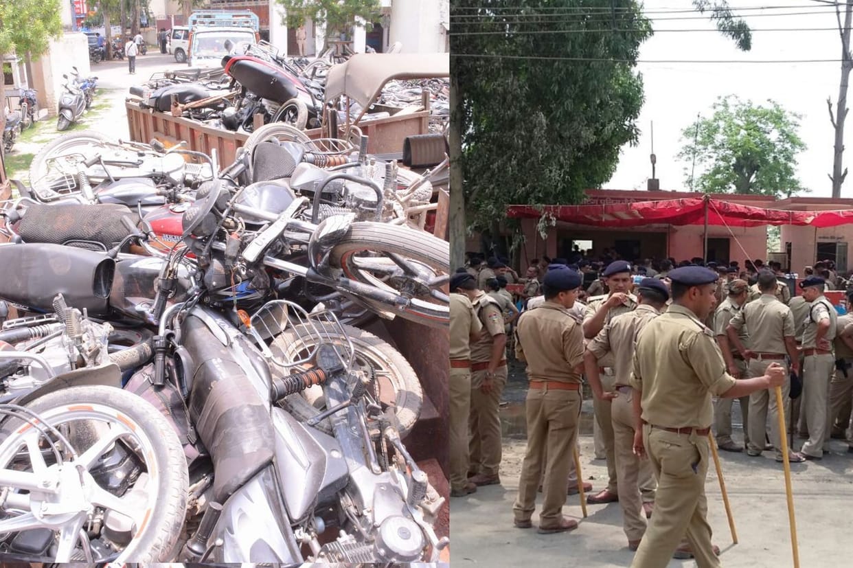 Curfew condition in landhaura after one day of conflict.
