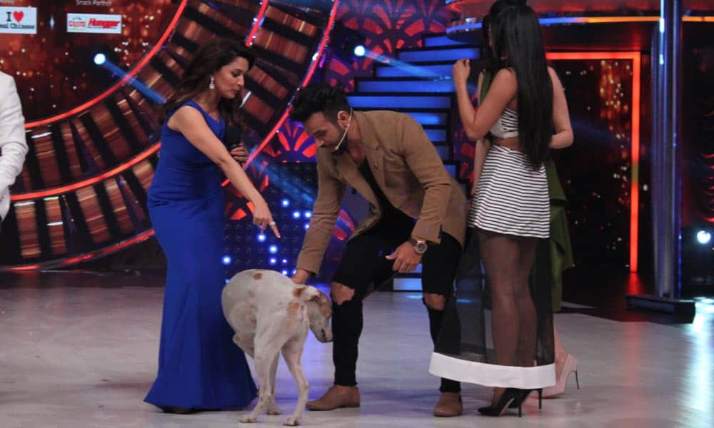 Randeep Hooda and Kajal Aggarwal on the sets of TV’s So You Think You Can Dance