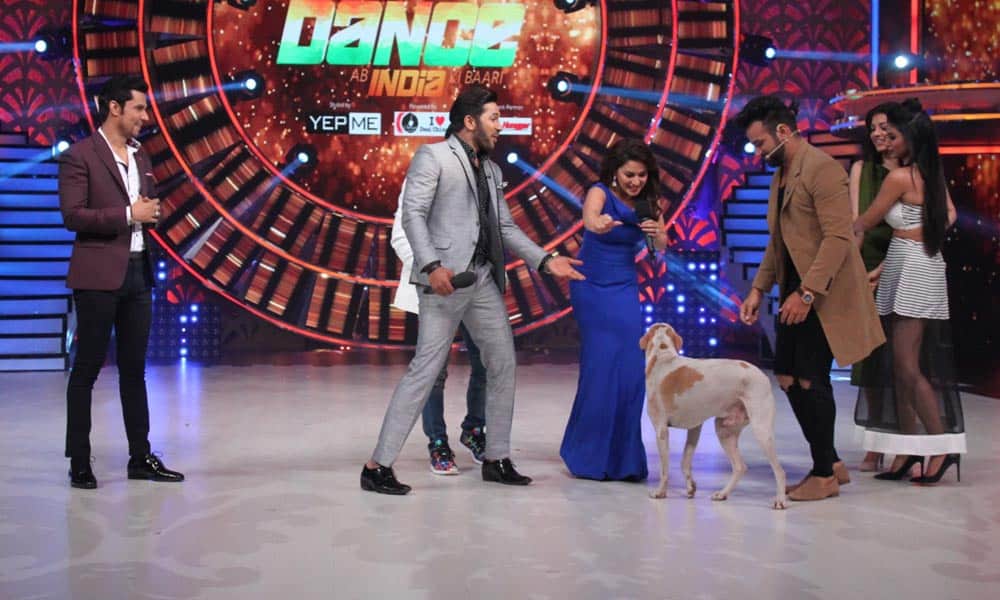 Randeep Hooda and Kajal Aggarwal on the sets of TV’s So You Think You Can Dance
