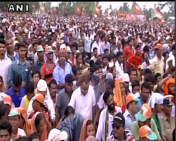 PM Modi Rally in Odisha, targets opposition.