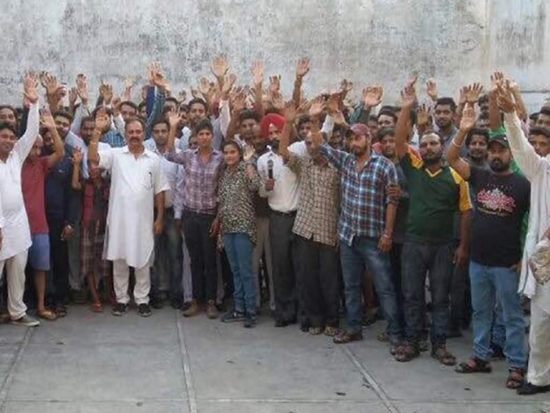 protest, pathankot protest, protest to increase rate petrol-diesel, pathankot, amritsar