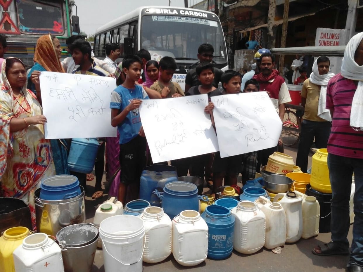Anger burst on water crisis
