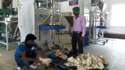 korean woman selling sattu in bihar