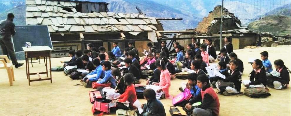 Sheila govt primary school without building for one years