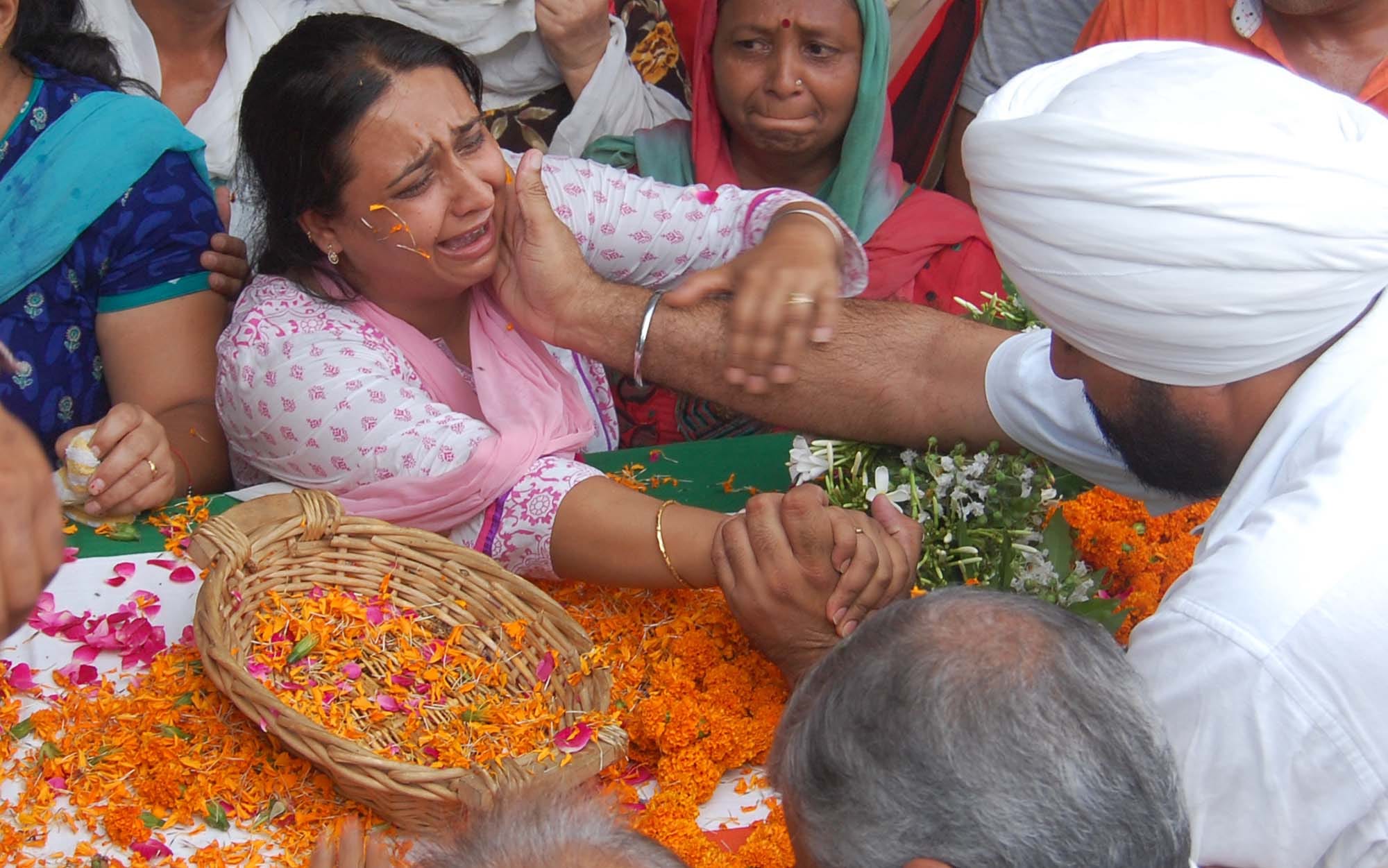 shaheed lieutenant rs panwar cremation in haridwar.