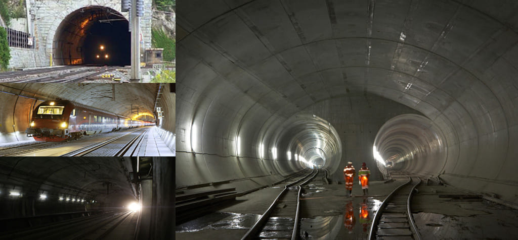 The 10 longest railway tunnels in the world