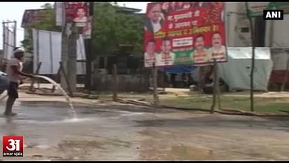 Watch: Thousand litres of water wasted for Akhilesh Yadav’s event