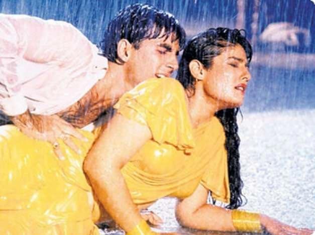 Akshay Kumar and Raveena Tandon’s Stormy Relationship