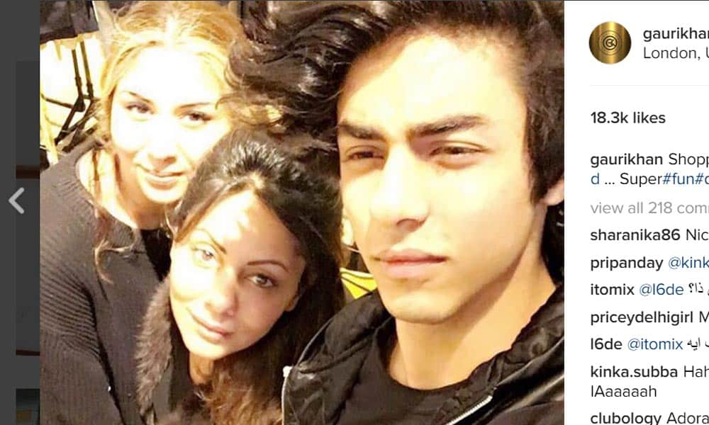 shahrukh khan son aaryan khan dating a blogger from london