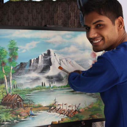 without hands finished 300 paintings