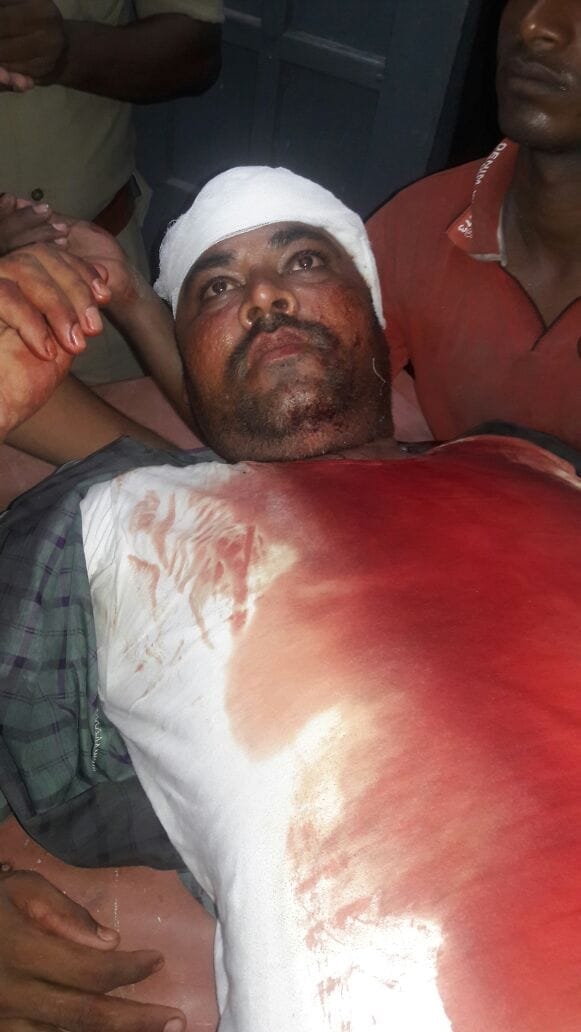 firing on young man for looting interfearance.