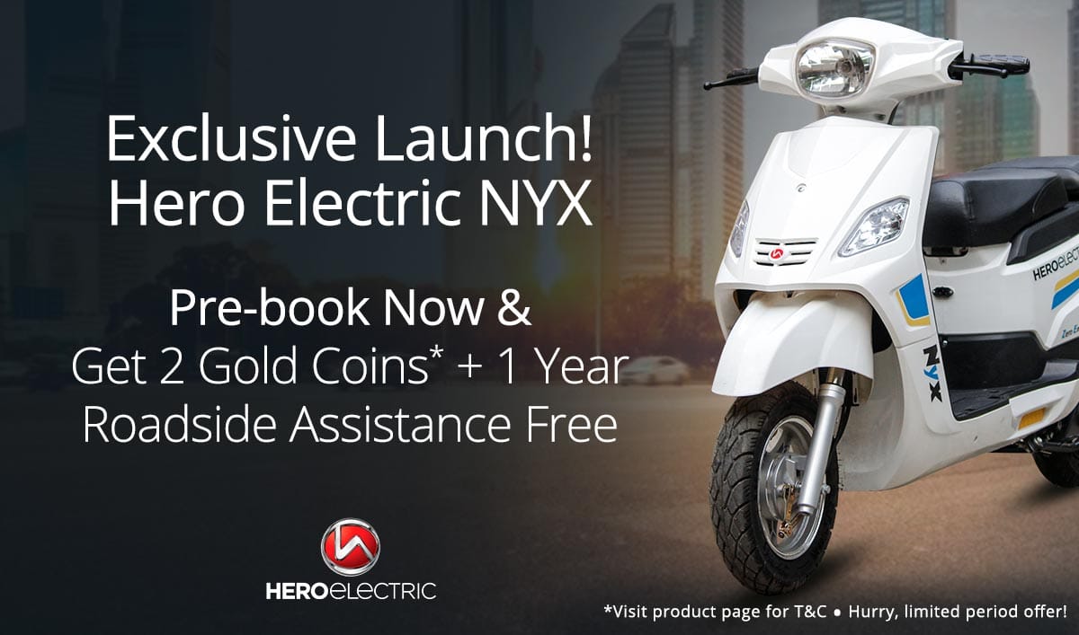 Hero Electric NYX Launched At Rs 29,990