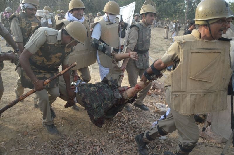 encroachers Shot station officer