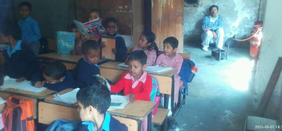 Kasumpti govt primary school in shimla without building