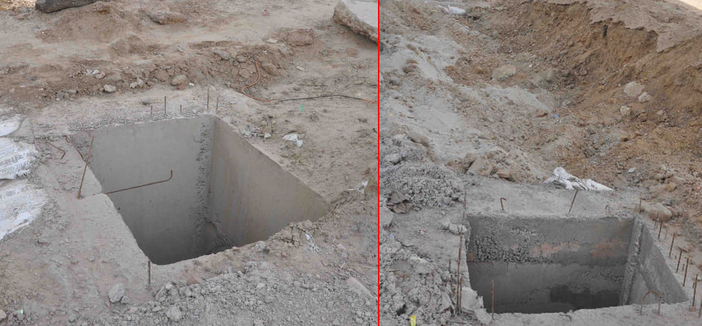 Evidence of negligence is looking everywhere in the city, on the highway are open manhole