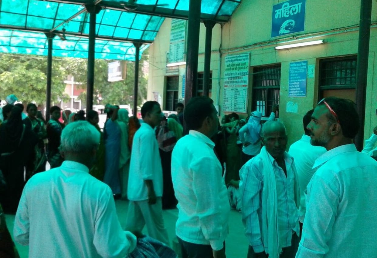 the numbers of patients in medical college increases after strike