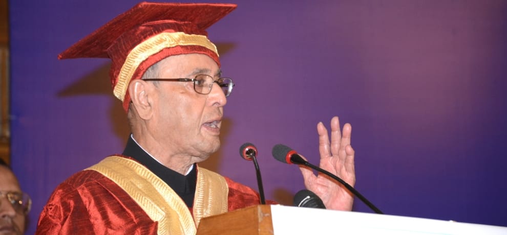 President Pranab Mukherjee Statement on health system of India.