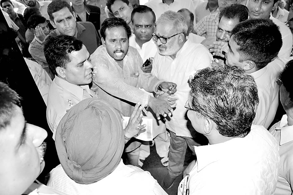 Dayawati Modi of BJP members in the public school rampage