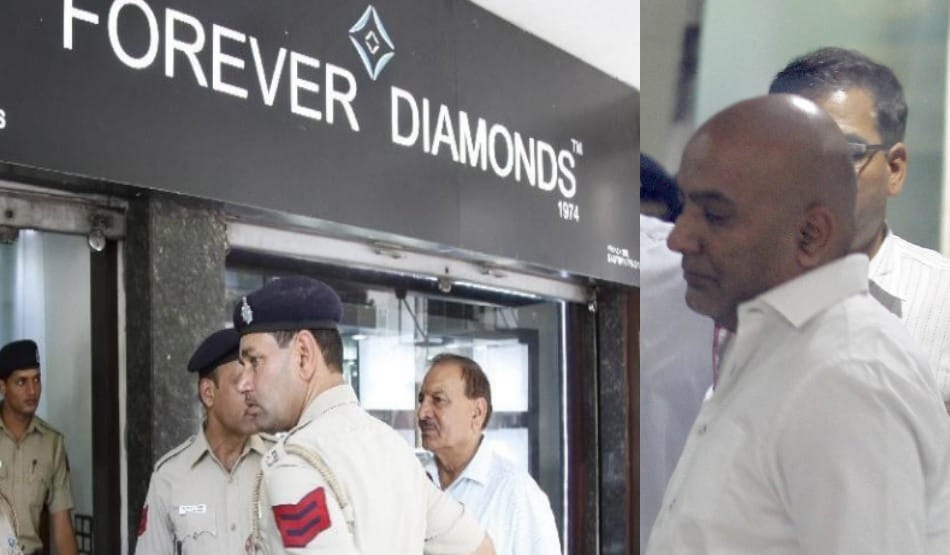 robbery, showroom robbery, diamond showroom robbery, chandigarh robbery, chandigarh