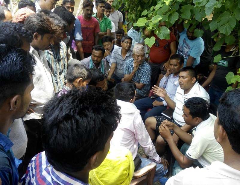 The body reached the ambulances The Nepalese prevented