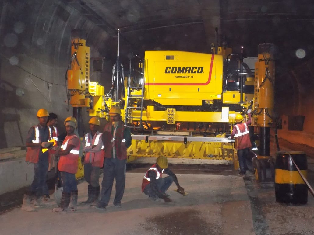 Nazarene tunnel work is in full swing