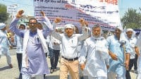 electric board service man protest