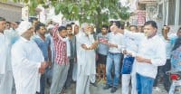 the people of three villages do agitation