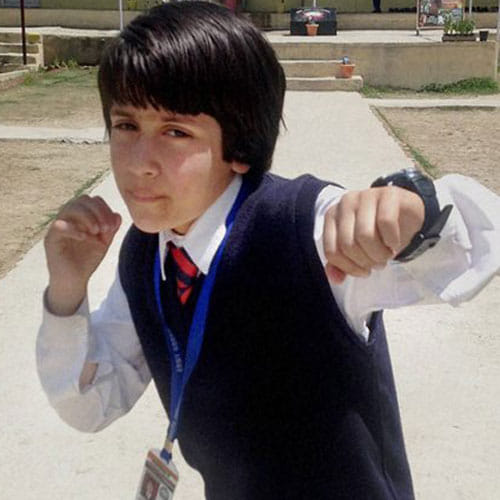 this 7 year old girl want to be mohammad ali