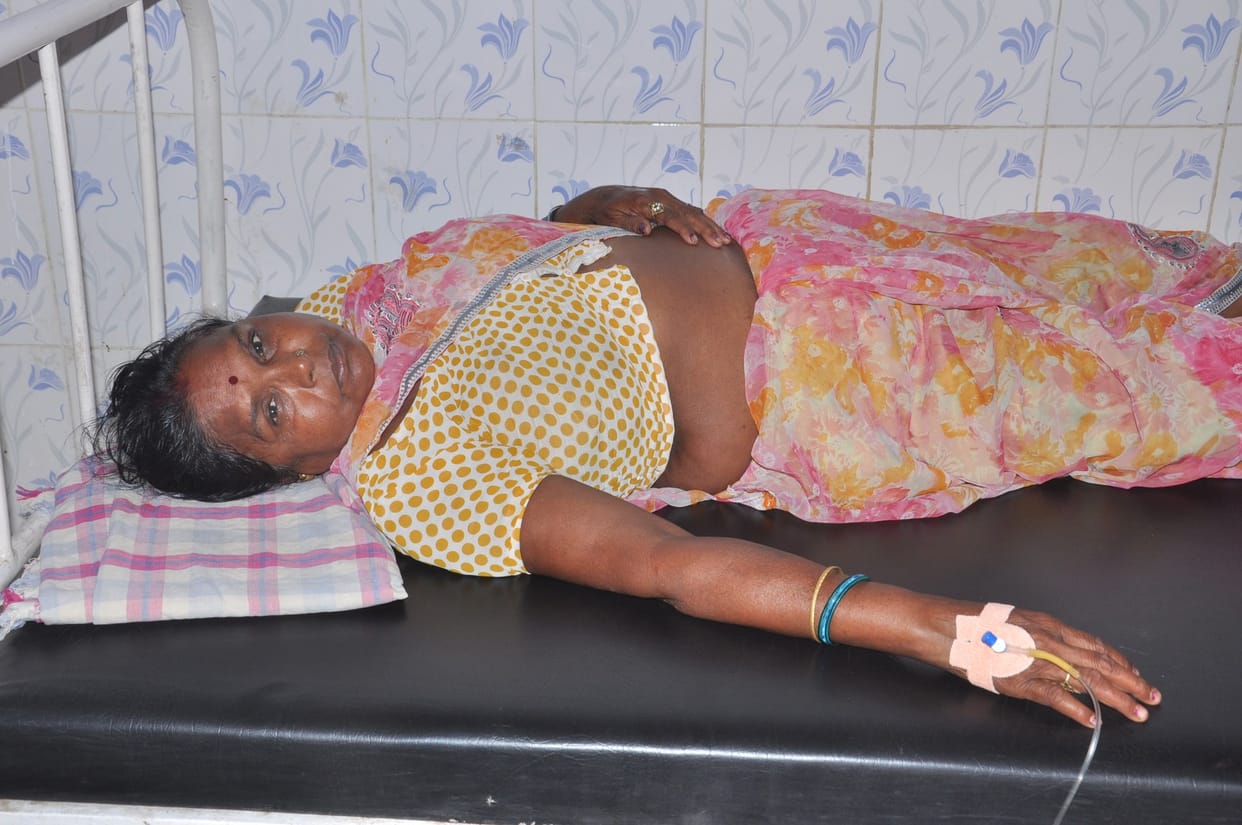 35 patients of diaria are admitted in three days in the hospital